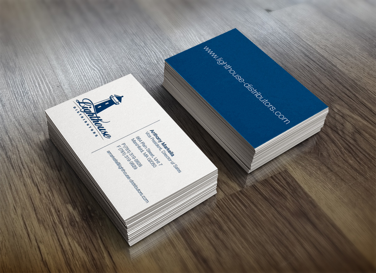 Lighthouse Distributors Business Cards