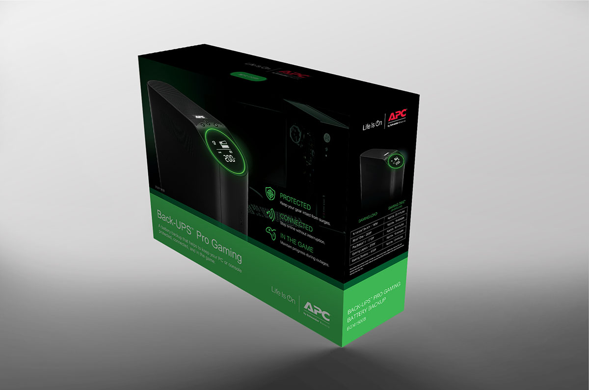 APC Gaming Packaging Front